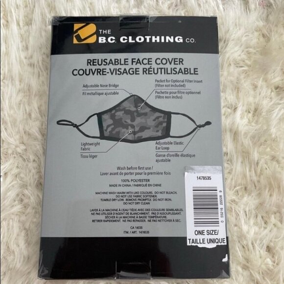 Face Cover/Masks Reusable 4 pack NWT - Picture 2 of 3